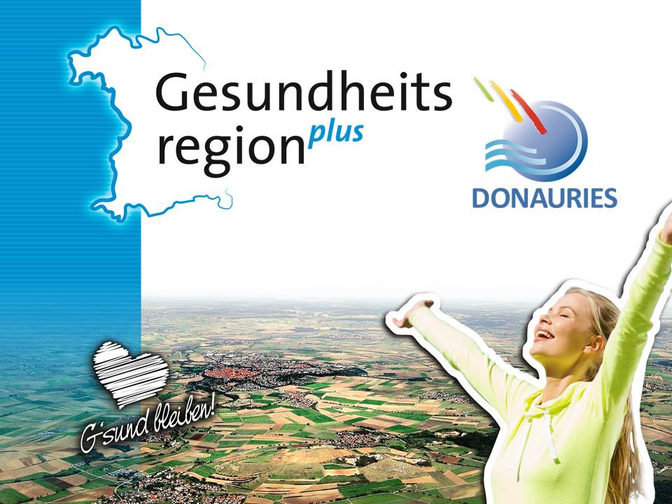 Gesundheitsregionplus Luftbild Nördlinger Ries G'sund bleiben